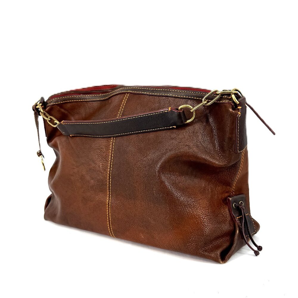 Dooney & Bourke DS458 Brown Sac Satchel